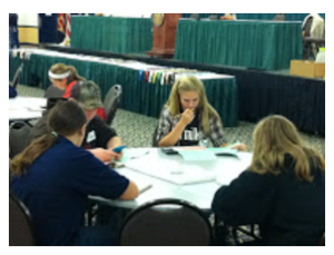 testing herd management knowledge at the Junior Dairy Management Contest